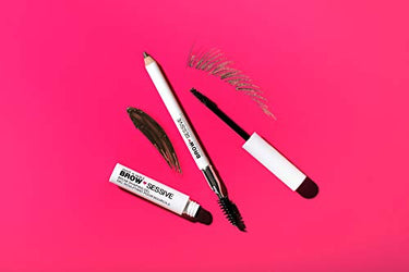 wet n wild Brow-Sessive Brow Pencil 9g- Dark Brown, Dual-Ended Eyebrow Pencil with Spoolie Brush for Thin and Thick Eyebrows, Natural Look Formula, Buildable Color Definition